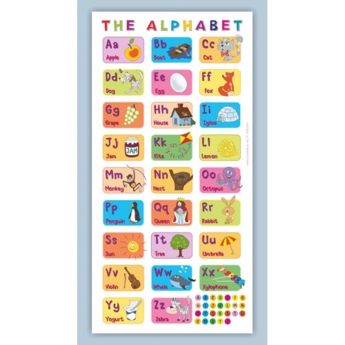 Duża mata edukacyjna do nauki alfabetu języka angielskiego