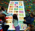 Duża mata edukacyjna do nauki alfabetu języka angielskiego