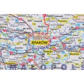 Mapa administracyjno-drogowa Polski magnetyczna 120x110 cm
