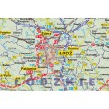 Mapa administracyjno-drogowa Polski magnetyczna 144x134 cm