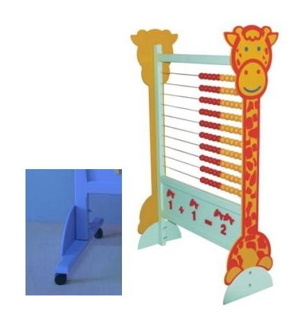 Liczydło szkolne ozdobne - żyrafa