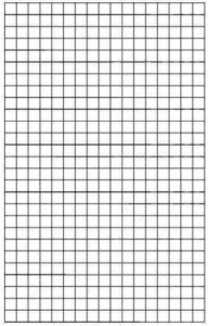 Plansza w kratkę 120 x 160 cm