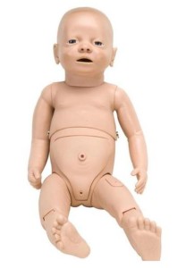 Dwupłciowy model noworodka