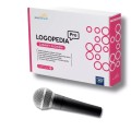Multimedialny program LOGOPEDIA PRO Zabawy Słowem 3.2 na pendrive z mikrofonem