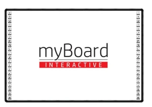 Multimedialna tablica szkolna myBoard BLACK 90 Nano – zestaw z oprogramowaniem eMarker