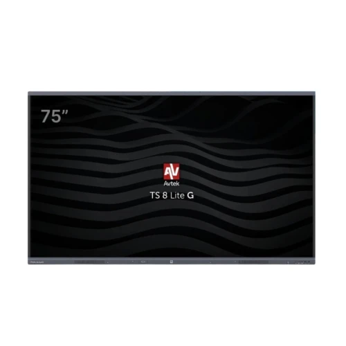 Monitor interaktywny Avtek TS 8 Lite G 75" – najnowszy Android 14 i pełna certyfikacja Google EDLA dla szkół