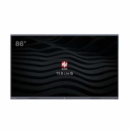 Monitor interaktywny Avtek TS 8 Lite G 86" – olbrzymi ekran 4K, system Android 14 i pełna certyfikacja Google EDLA dla największych sal lekcyjnych