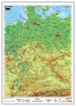 Mapa fizyczna Niemiec konturowa 