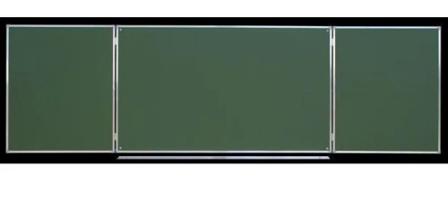 Tablica szkolna zielona składana tryptyk 300 x 100 cm