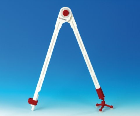 Cyrkiel z białego PCV na przyssawkach