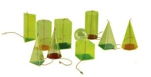 Bryły z ruchomymi osiami – komplet 10 szt.