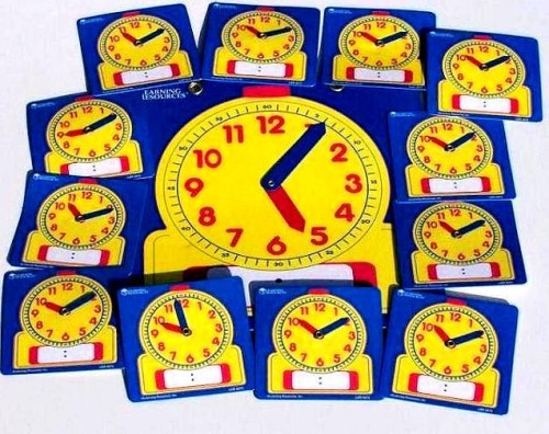 Klasowy zegar demonstracyjny zestaw ćwiczeniowy Z1