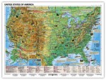 Fakty o USA/Basic Facts about USA mapa dwustronna
