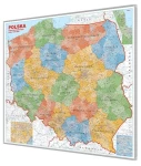 Mapa administracyjna Polski magnetyczna 1:500 000