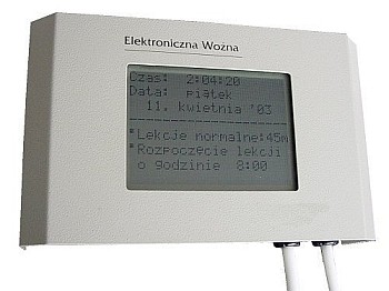 Elektroniczna woźna z modułem GPS