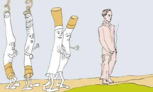 Palenie papierosów zestaw edukacyjny 