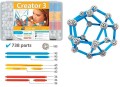 Zometool Creator 3 - zestaw dydaktyczny 738 elementów