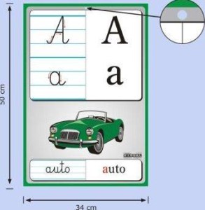 Polskie litery i dwuznaki - zestaw 39 plansz