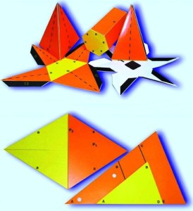 Siatki brył i figur geometrycznych k208