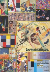 Historia sztuki zestaw 15 plansz 100 x 70 cm