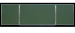 Tablica szkolna zielona składana tryptyk ceramiczna 340 x 100 cm