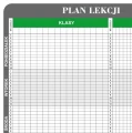 Plan lekcji magnetyczny dla 30 klas, 30 sal i 60 nauczycieli