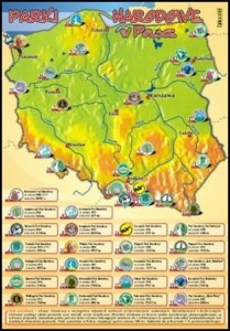 Historia i kultura Polski zestaw 17 plansz